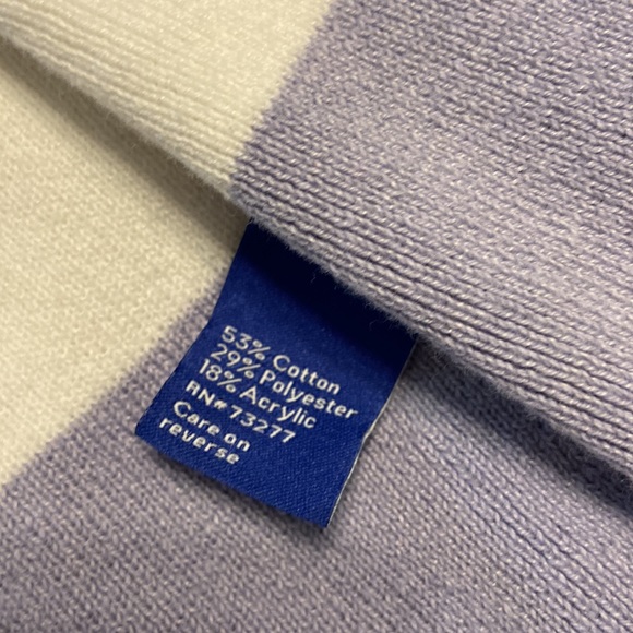 APT9 long sweater length 36” bust 42” excellent condition gray,lilac and white - Picture 12 of 12